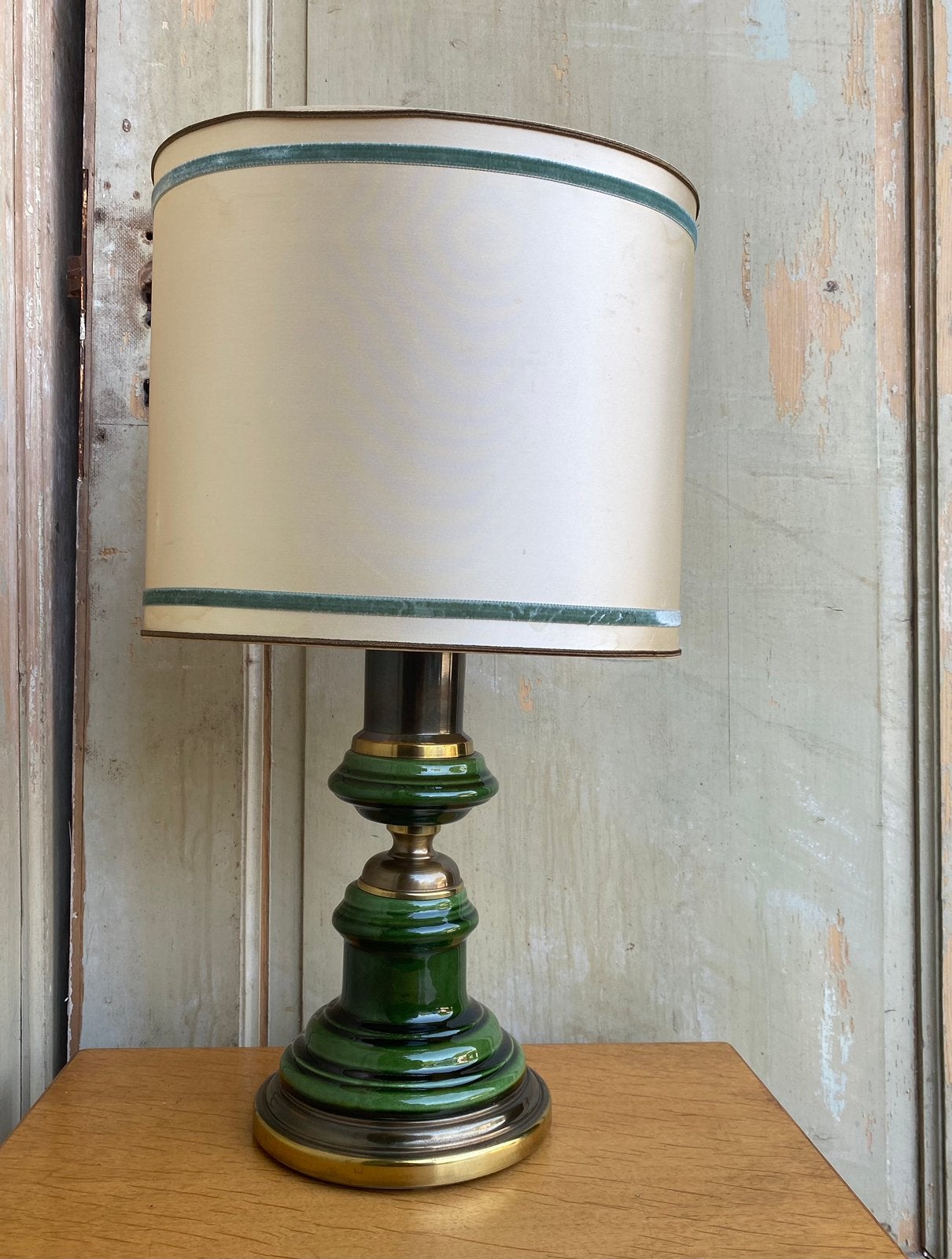 Kaiser Leuchten Lamp, Keramiek, Messing.Vintage, Design., -, Keramiek, -, 52 cm