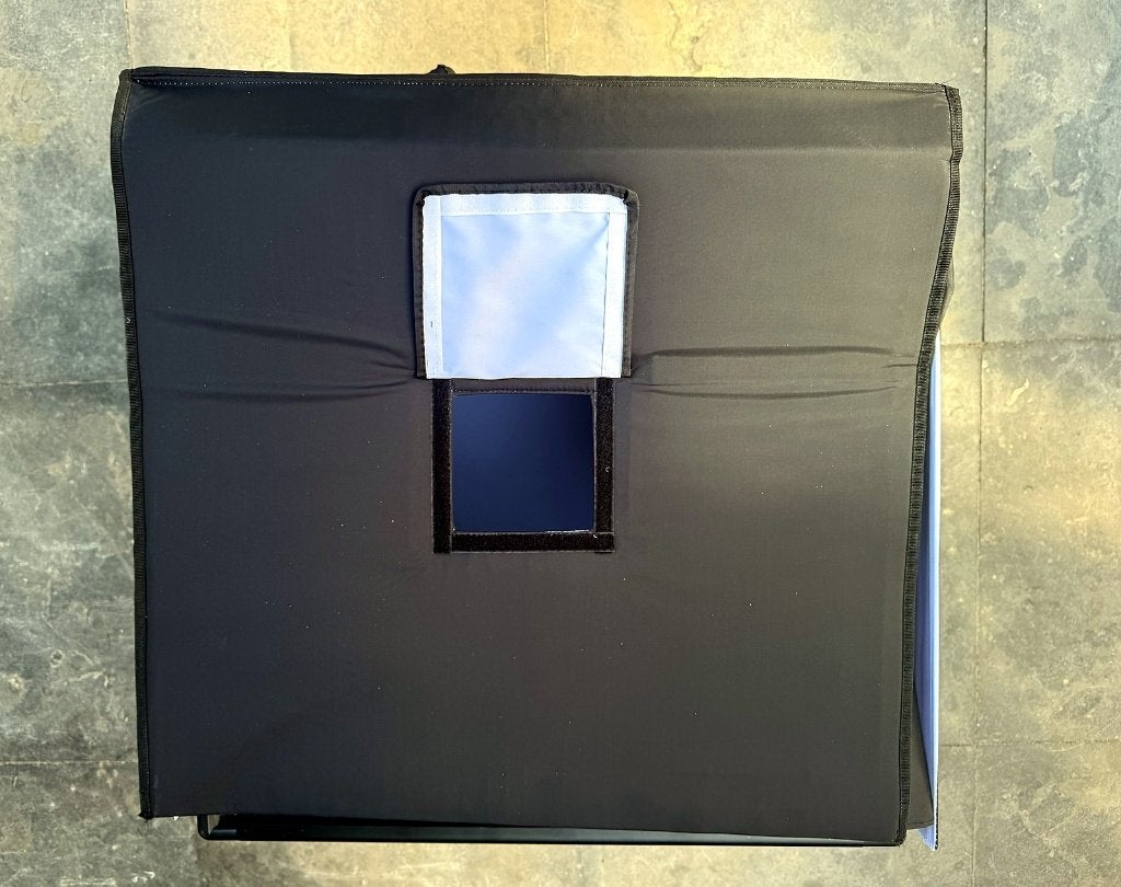 Falcon Eyes FLB-616AB opnamebox 60x60x60 met verlichting, Audio, Tv en Foto, Ophalen, Zo goed als nieuw, Falcon Eyes, Complete fotostudio