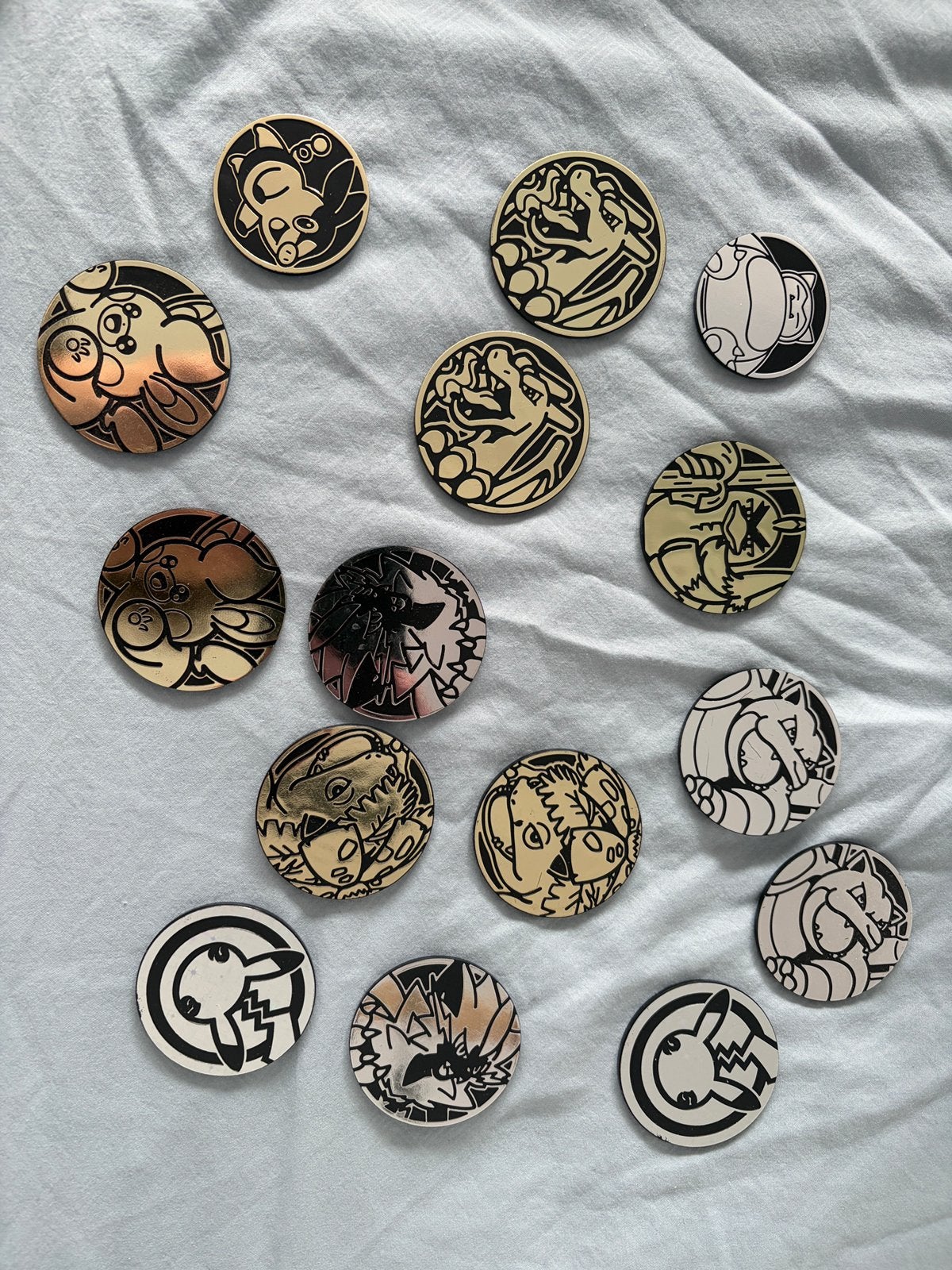 Pokemon munten, Hobby en Vrije tijd, Verzamelkaartspellen | Pokémon, Ophalen of Verzenden, Overige typen
