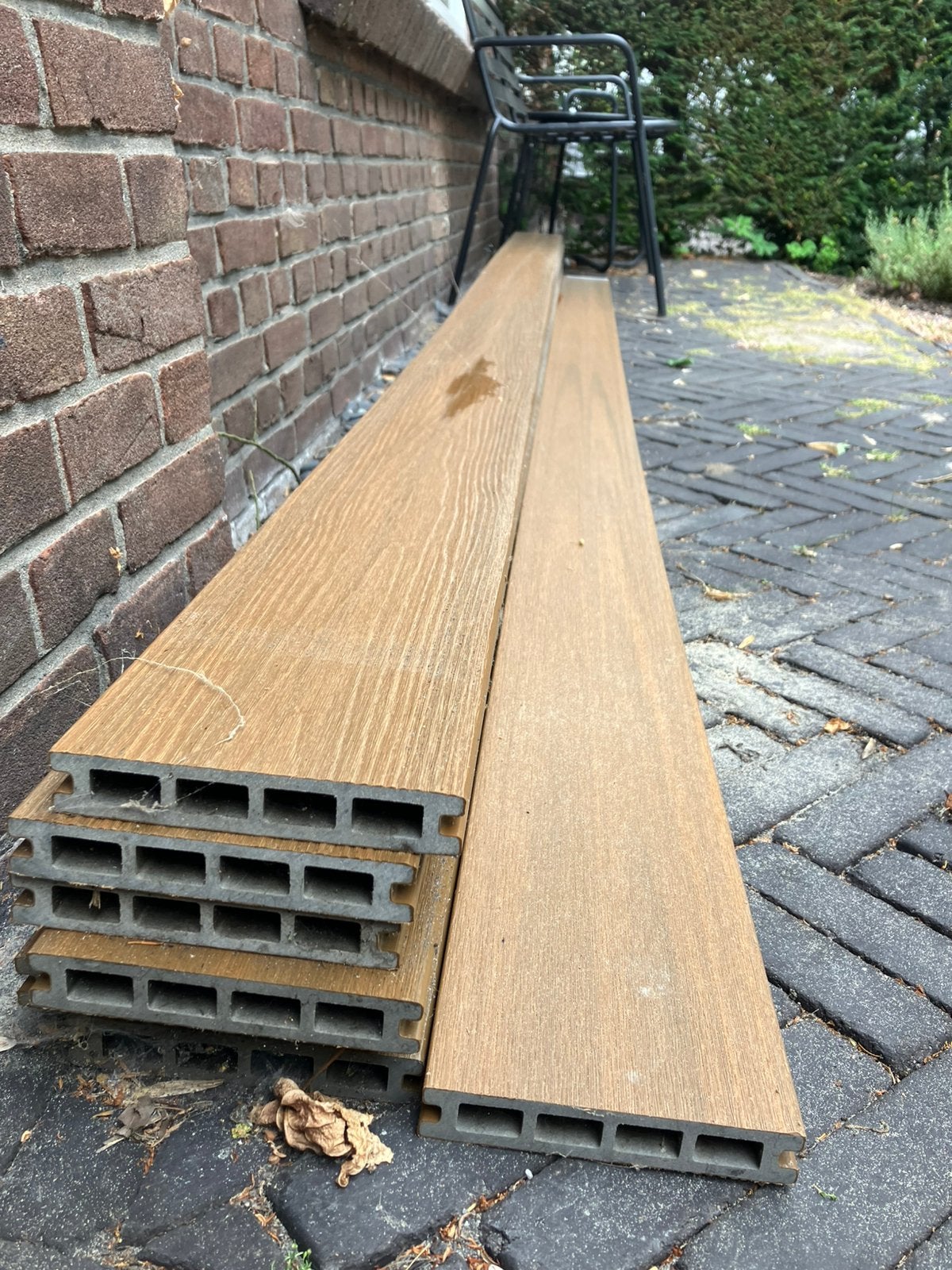 Nieuwe vlonderplanken composiet houtlook, Tuin en Terras, Terrasdelen en Vlonders, Ophalen, Nieuw, Composiet