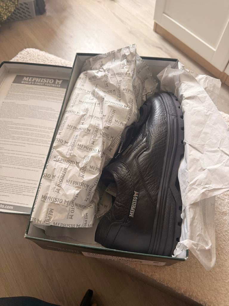 Mephisto Barracuda herenschoenen maat 43, Ophalen, Zo goed als nieuw, Zwart, Veterschoenen