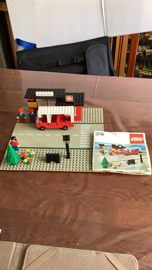 Set 379 busstation legoland., Kinderen en Baby's, Speelgoed | Duplo en Lego, Lego, Ophalen of Verzenden, Complete set, Inclusief instructies