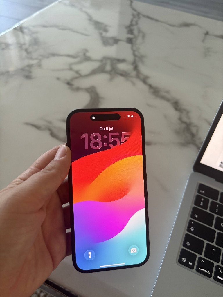 iphone 15 met originele doos erbij., Computers en Software, Overige Computers en Software, Ophalen, Zo goed als nieuw