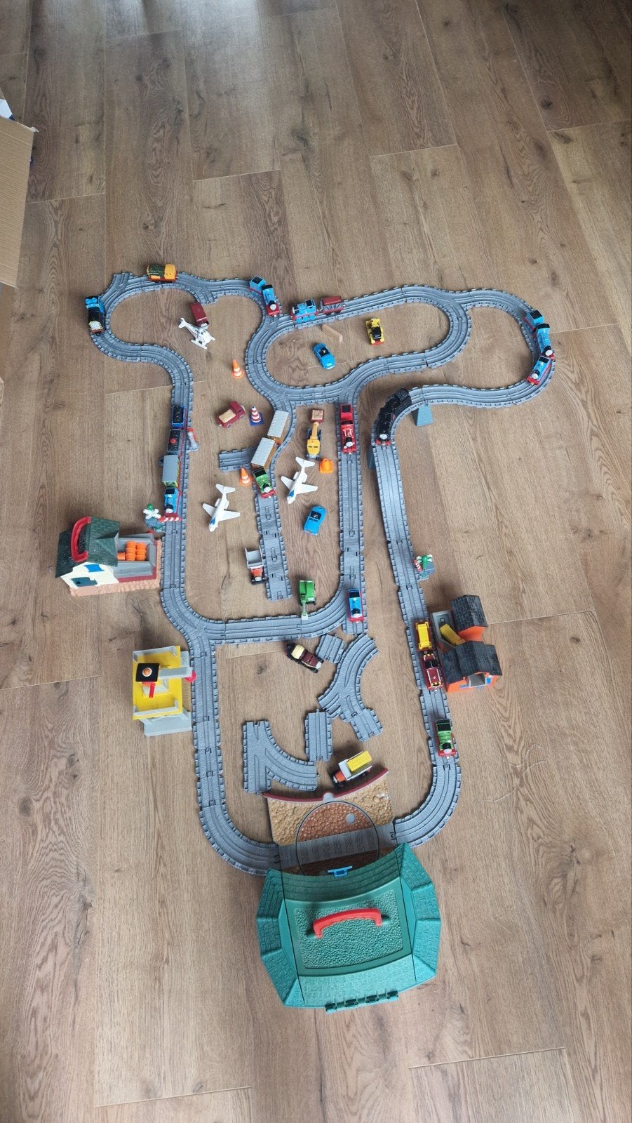 Grote Thomas de Trein speelset met veel accessoires, Kinderen en Baby's, Speelgoed | Thomas de Trein, Ophalen of Verzenden, Gebruikt