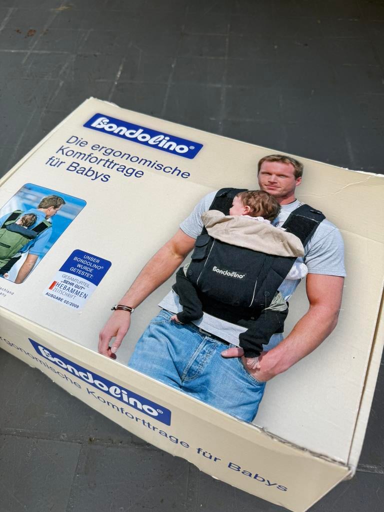 Bondolino draagzak, Kinderen en Baby's, Babydragers en Draagdoeken, Overige merken, Buik of Rug, Ophalen of Verzenden, Zo goed als nieuw