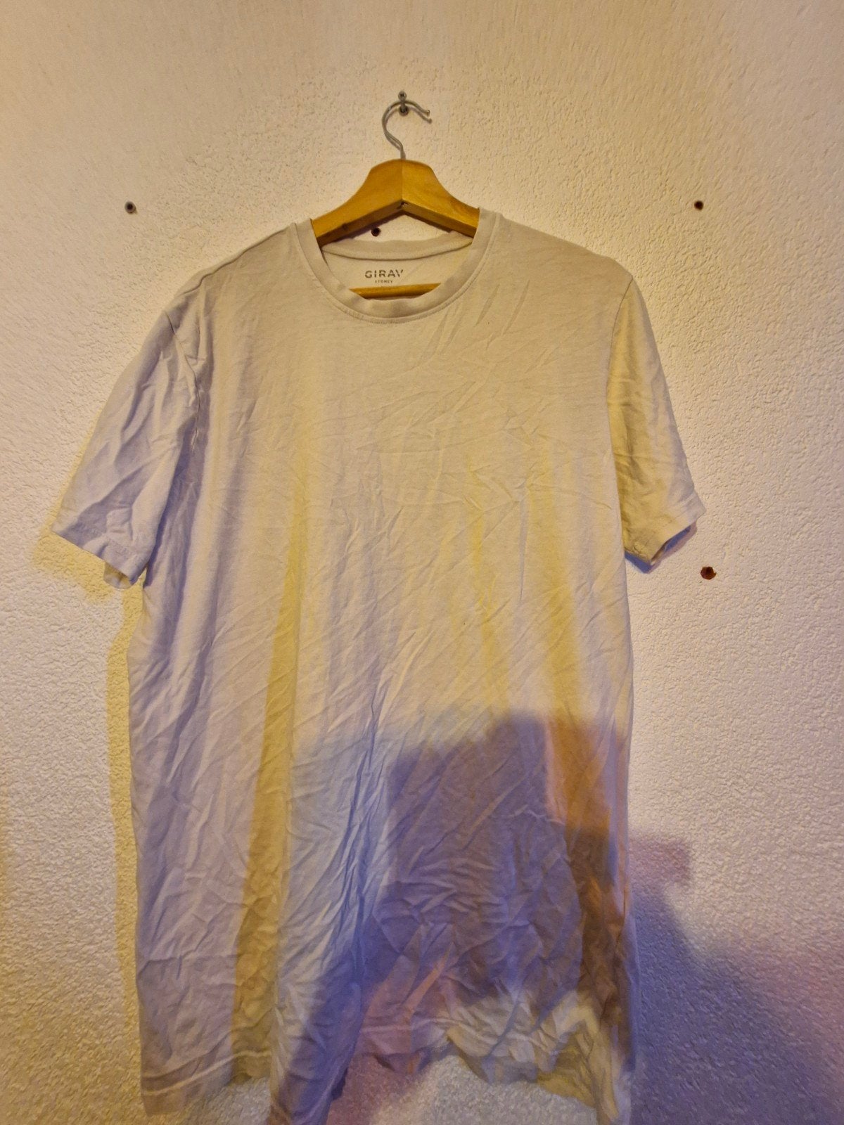 Wit extra lang T-shirt - Girav Sydney XL, Ophalen, Girav, Wit, Maat 56/58 (XL)