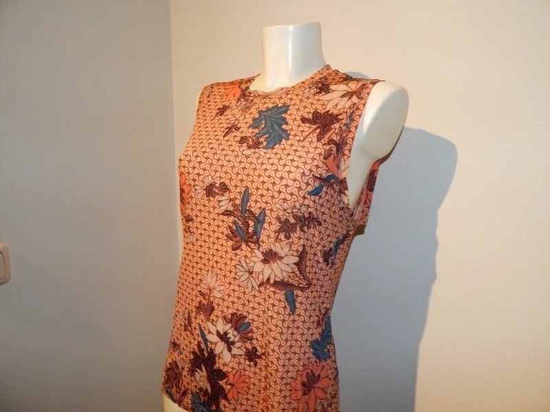 Ulla Johnson stretch top warme tint flinter dun stretch top, Maat 38/40 (M), Verzenden, Oranje, Zo goed als nieuw