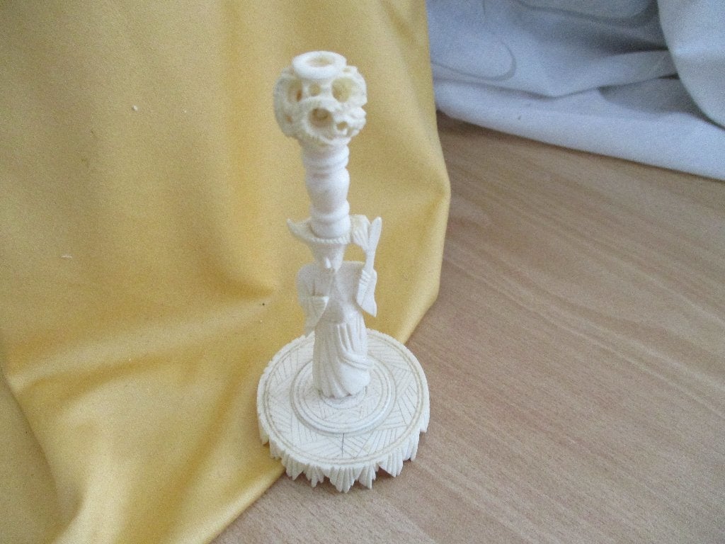 Antieke Chinese Puzzelbol op voet, Antiek en Kunst, Ophalen of Verzenden