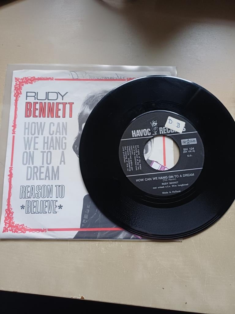 Rudy Bennett - How Can We Hang On To A Dream - Single, Gebruikt, 7 inch, Single, Ophalen of Verzenden