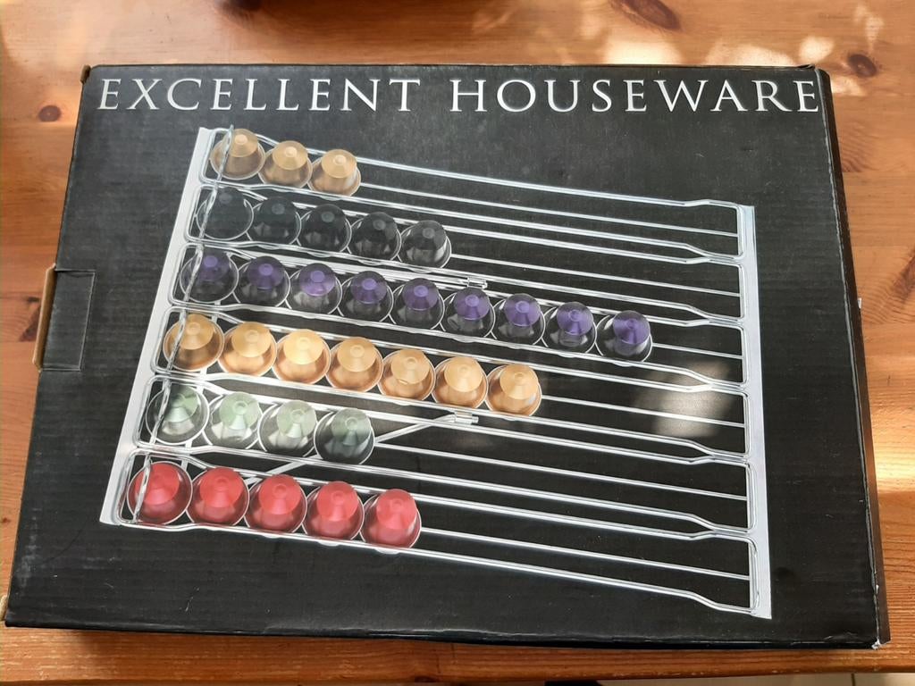 Excellent houseware koffiecuphouder chroom, Huis en Inrichting, Keuken | Keukenbenodigdheden, Ophalen of Verzenden