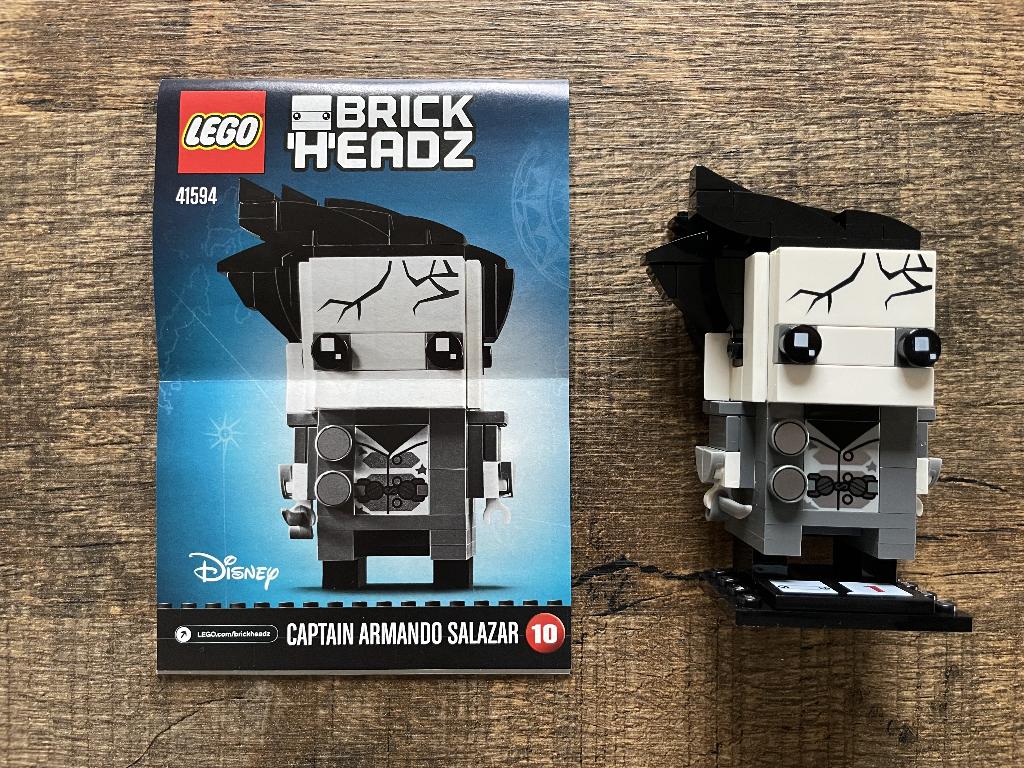 Lego BrickHeadz 41594: Captain Armando Salazar GEOPEND, Kinderen en Baby's, Speelgoed | Duplo en Lego, Zo goed als nieuw, Lego