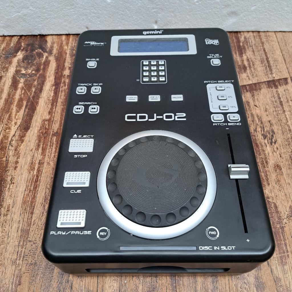 Gemini cd speler CDJ-02 in nieuwstaat, Ophalen of Verzenden, Zo goed als nieuw, Overige merken