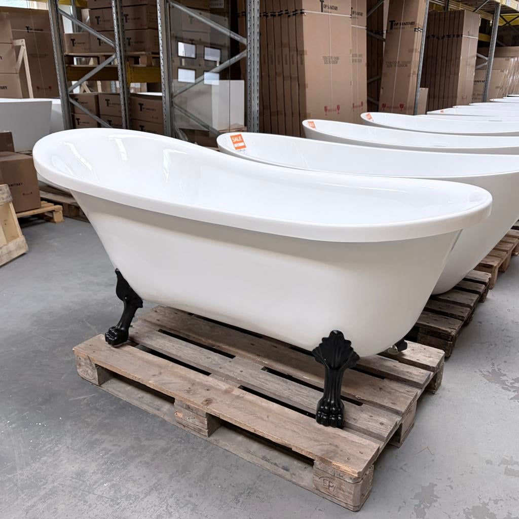 Goedkoopste Klassiek ligbad op pootjes NIEUW! 170 cm nr176, Ophalen of Verzenden, Nieuw