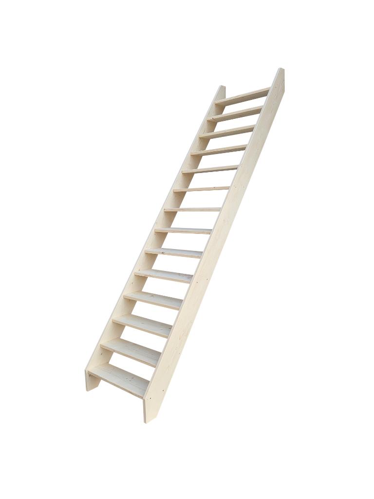 Molenaarstrap 300 cm 80 cm open of dicht, Doe-het-zelf en Verbouw, Ladders en Trappen, Ophalen of Verzenden, Nieuw, Trap, 2 tot 4 meter