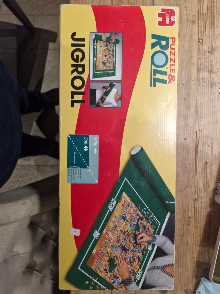 Jumbo Puzzle & Roll - Puzzelmat voor 500-2000 stukjes, Hobby en Vrije tijd, Denksport en Puzzels, Ophalen of Verzenden, 500 t/m 1500 stukjes