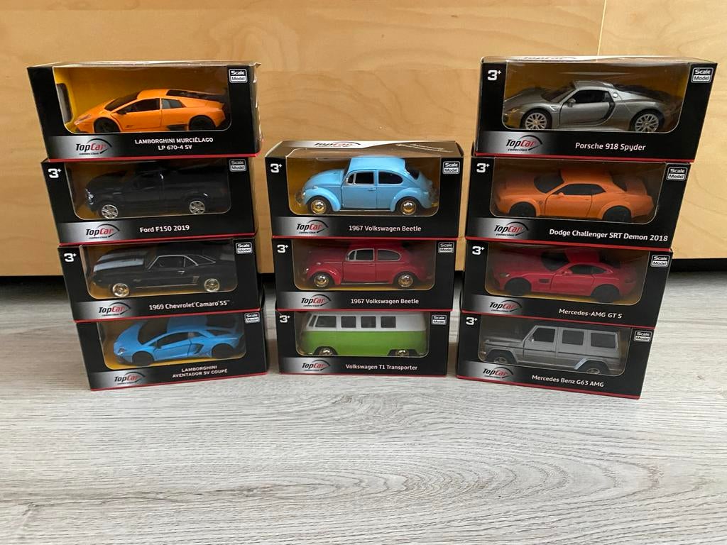 TopCar Collectie Schaalmodellen - Diverse Auto's 11 stuks, Ophalen of Verzenden, Zo goed als nieuw, Auto, Overige merken