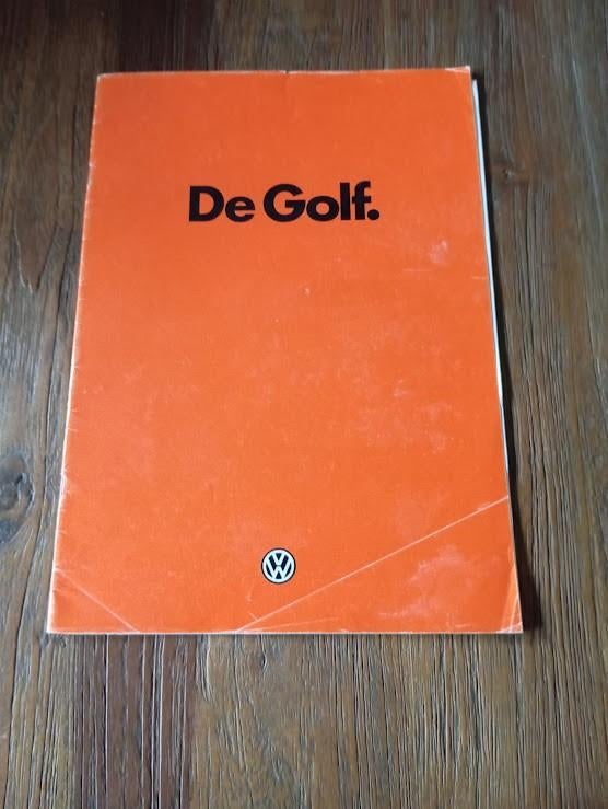 De Golf o.a. GTi 1 / 1981 24 pag., Verzenden, Zo goed als nieuw, Volkswagen