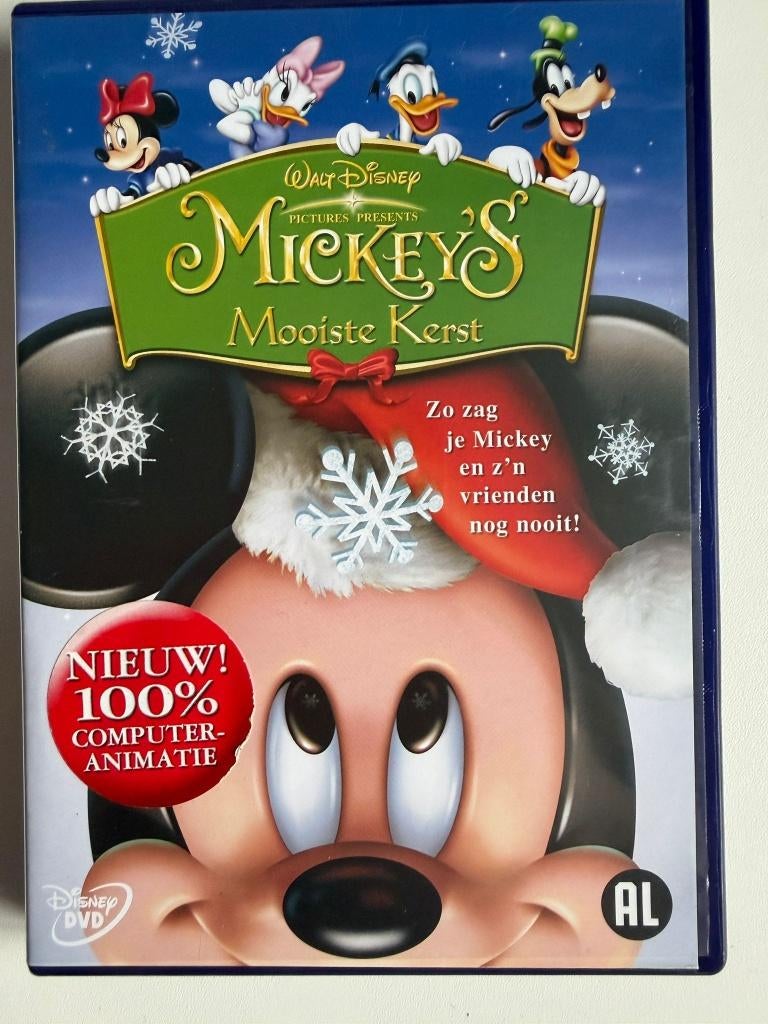 Mickey's Mooiste Kerst DVD/ ACTIE 5=4, Alle leeftijden, Ophalen of Verzenden, Zo goed als nieuw