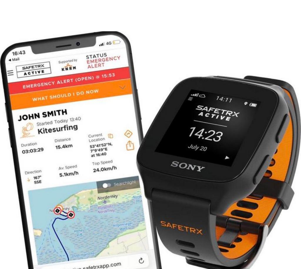 Sony Safetrx M Health & Safety Wearable, Hartslag, Zwart, Nieuw, Ophalen of Verzenden