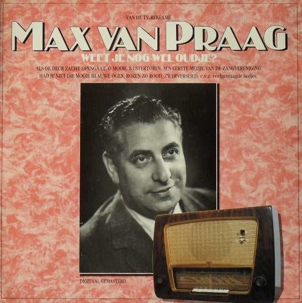 Max van Praag ‎  Weet Je Nog Wel Oudje?  lp, Ophalen of Verzenden, Zo goed als nieuw, 12 inch, Levenslied of Smartlap