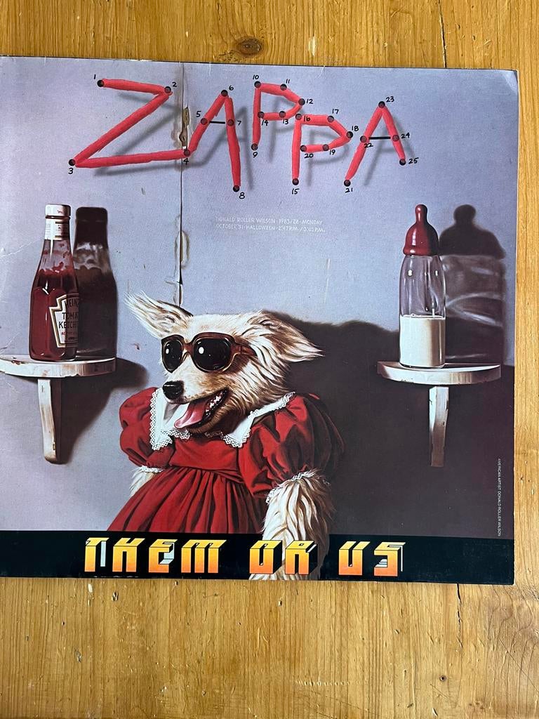 Frank Zappa - Them Or Us 2LP, Cd's en Dvd's, Vinyl | Rock, Ophalen of Verzenden, Zo goed als nieuw, Alternative