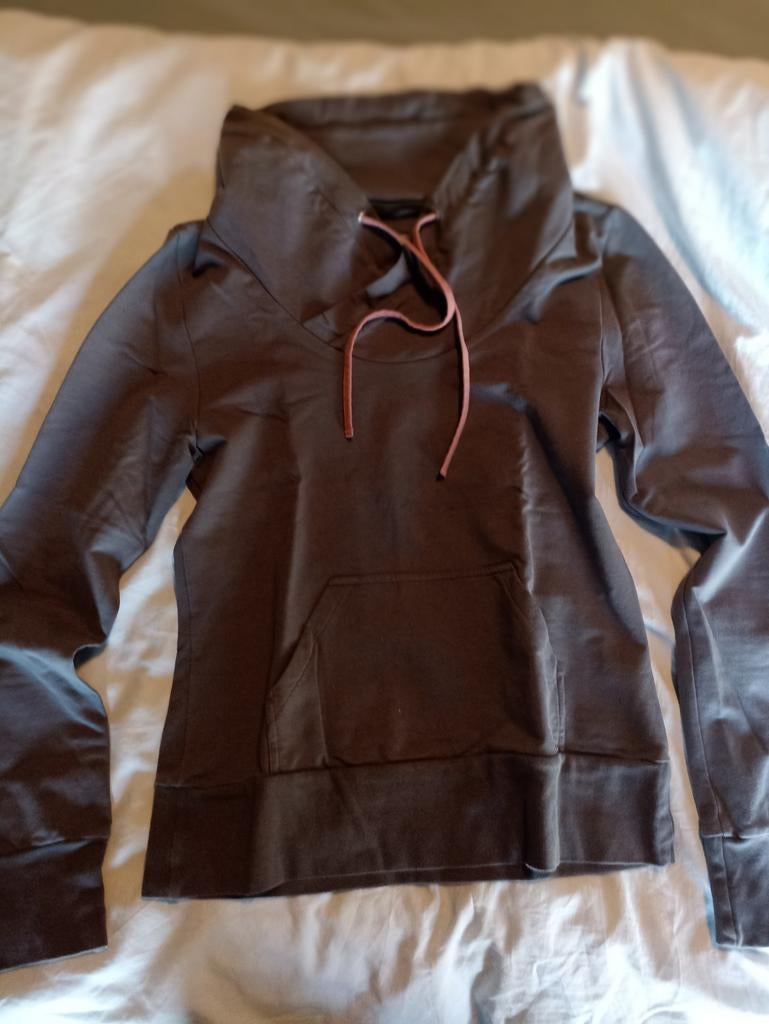 ZenDee grijze Trui met Hoge Kraag - Maat M, Kleding | Dames, Maat 38/40 (M), Bruin, Ophalen of Verzenden, Zo goed als nieuw