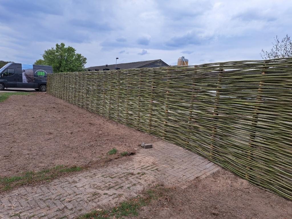 Wilgenschutting,Wilgenscherm,Plaatsen vanaf November €42 m2, Tuin en Terras, Ophalen, Nieuw, Minder dan 10 meter, Overige typen