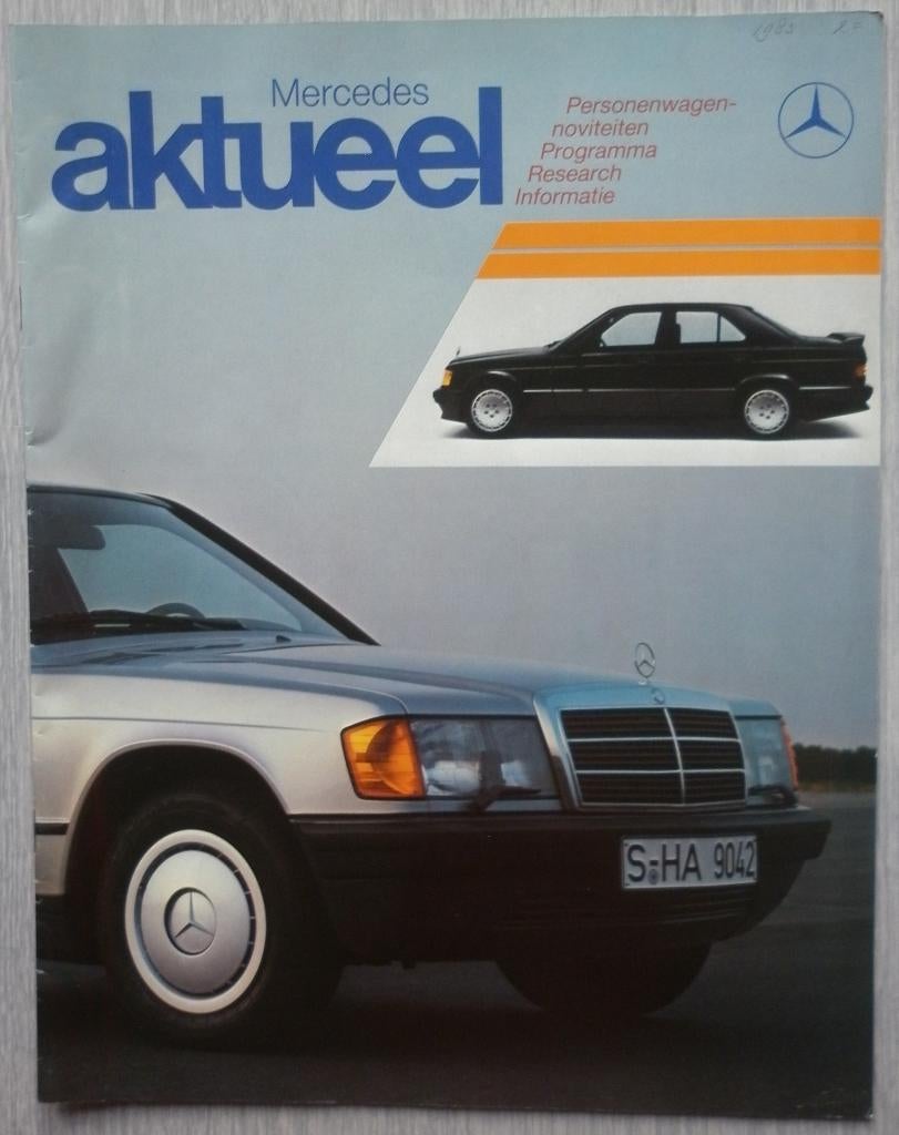 Mercedes Aktueel auto 1983 brochure / tijdschrift (mb15), Ophalen of Verzenden, Zo goed als nieuw, Mercedes