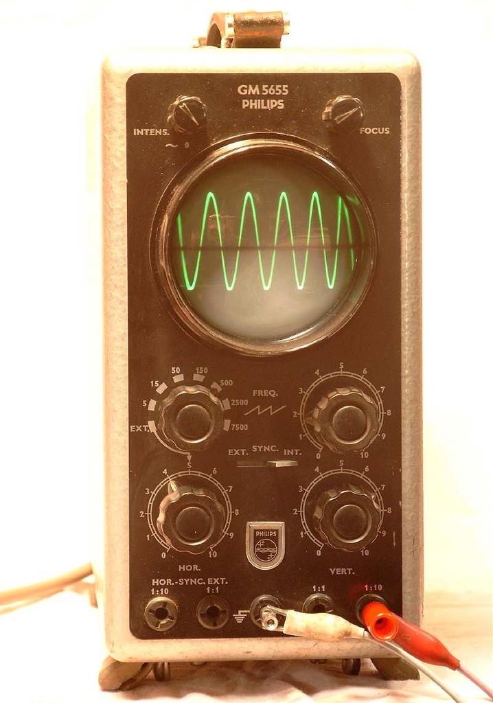 Vintage Philips GM 5655/03 Oscilloscoop - Werkend!, Ophalen of Verzenden, Gebruikt, Audio
