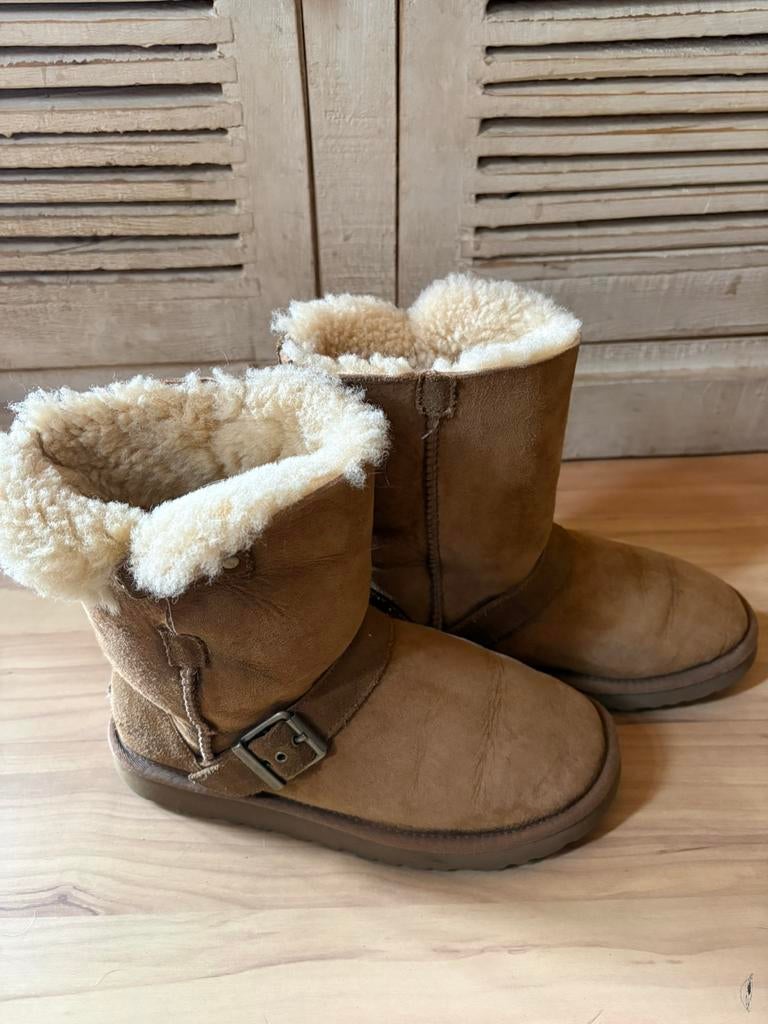 Originele stoere Ugg short boots mt 38, Ophalen of Verzenden, Zo goed als nieuw, Bruin