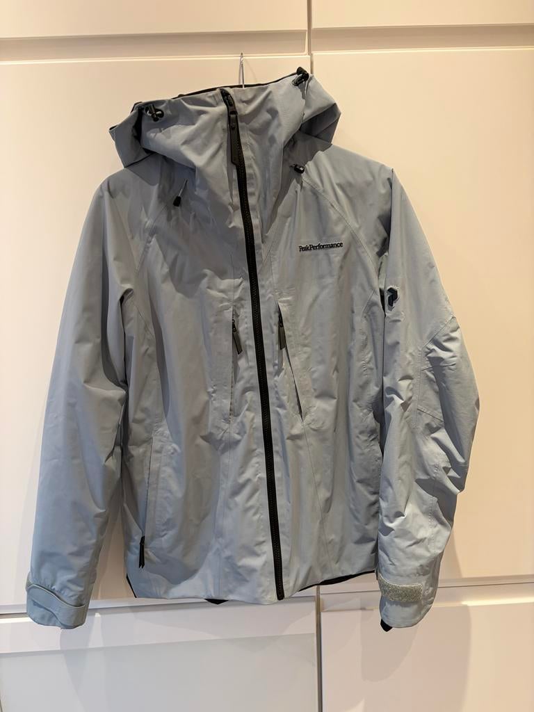 Peak Performance Ski Jas M - IJsblauw, Kleding | Dames, Wintersportkleding, Ophalen of Verzenden, Zo goed als nieuw, Maat 38/40 (M)