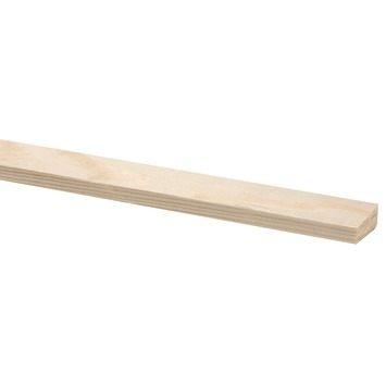 Glaslat grenen 13x28 mm lengte 270 cm deklat, Huis en Inrichting, Ophalen, 200 cm of meer, Rechthoekig, Nieuw