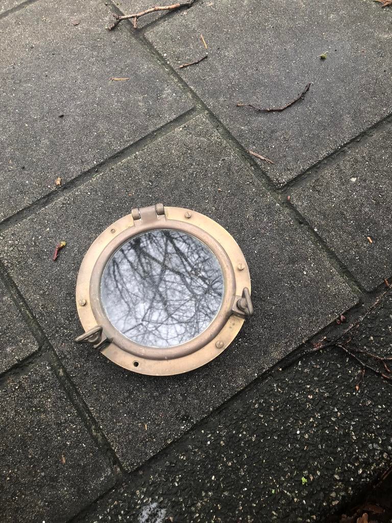 Antiek spigel messing voor bouten, Ophalen of Verzenden, Zo goed als nieuw, Minder dan 80 cm, Overige typen