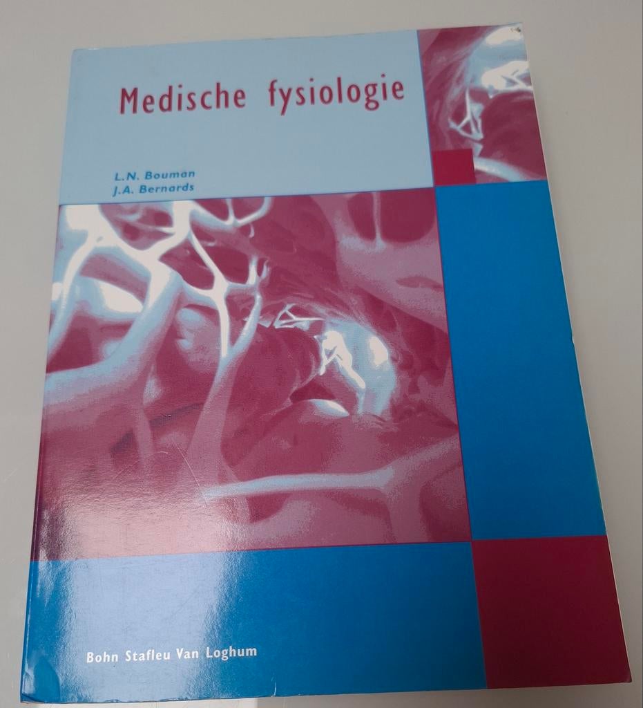 Medische Fysiologie - Studieboek, Boeken, Ophalen of Verzenden, Beta, Zo goed als nieuw, WO