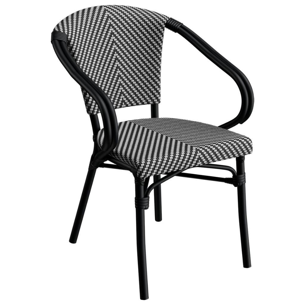 Franse bistrostoel model Trocadero, Huis en Inrichting, Stoelen, Ophalen of Verzenden, Nieuw, Zwart, Vijf, Zes of meer stoelen