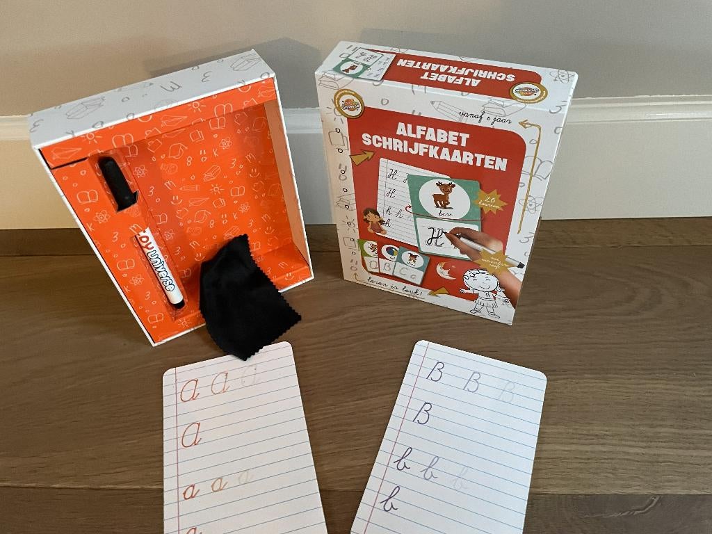 Alfabet schrijf kaarten, Ophalen, Zo goed als nieuw, Taal en Lezen