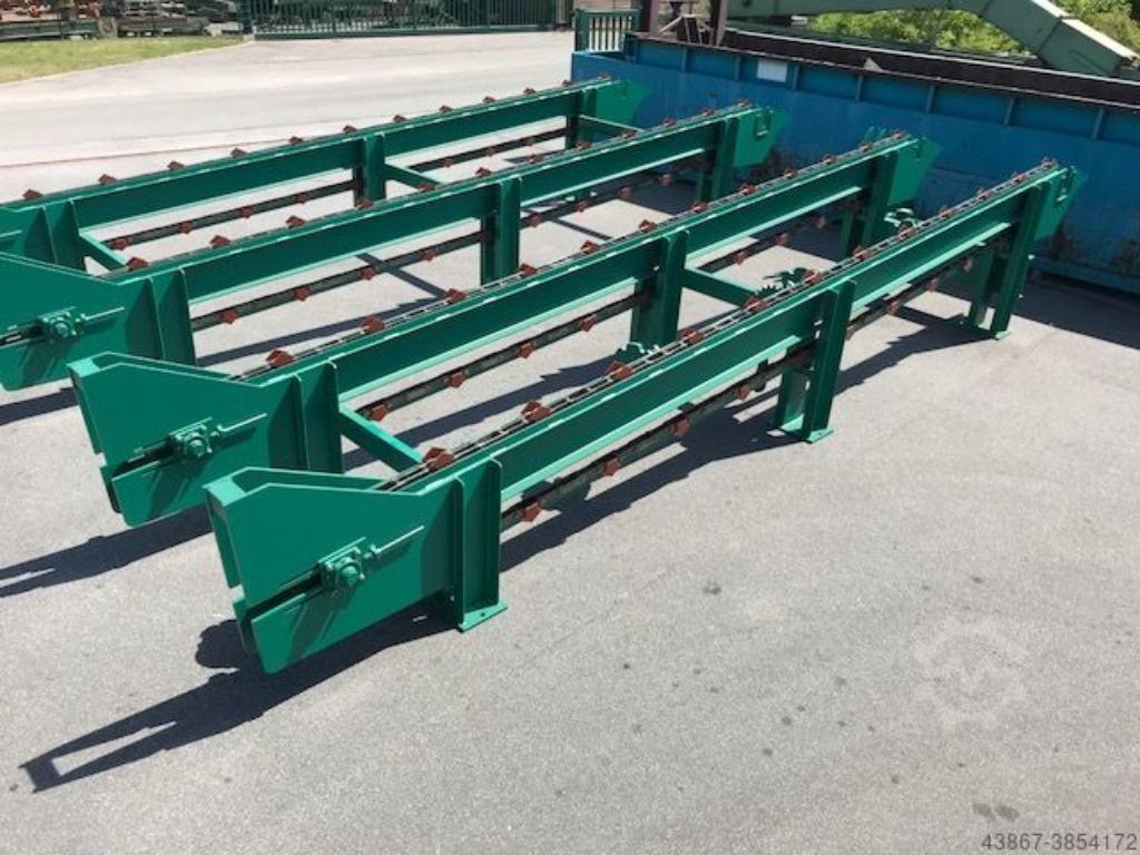 Rondhout dwars transportbaan, Ophalen