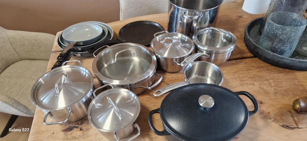 Pannen, Huis en Inrichting, Keuken | Potten en Pannen, Ophalen, Overige materialen, Gebruikt, Keramische plaat