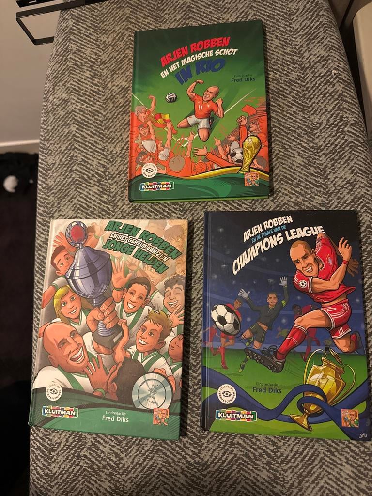 Arjen Robben Boeken Collectie - 3 Stuks, Ophalen of Verzenden, Zo goed als nieuw, Fictie algemeen