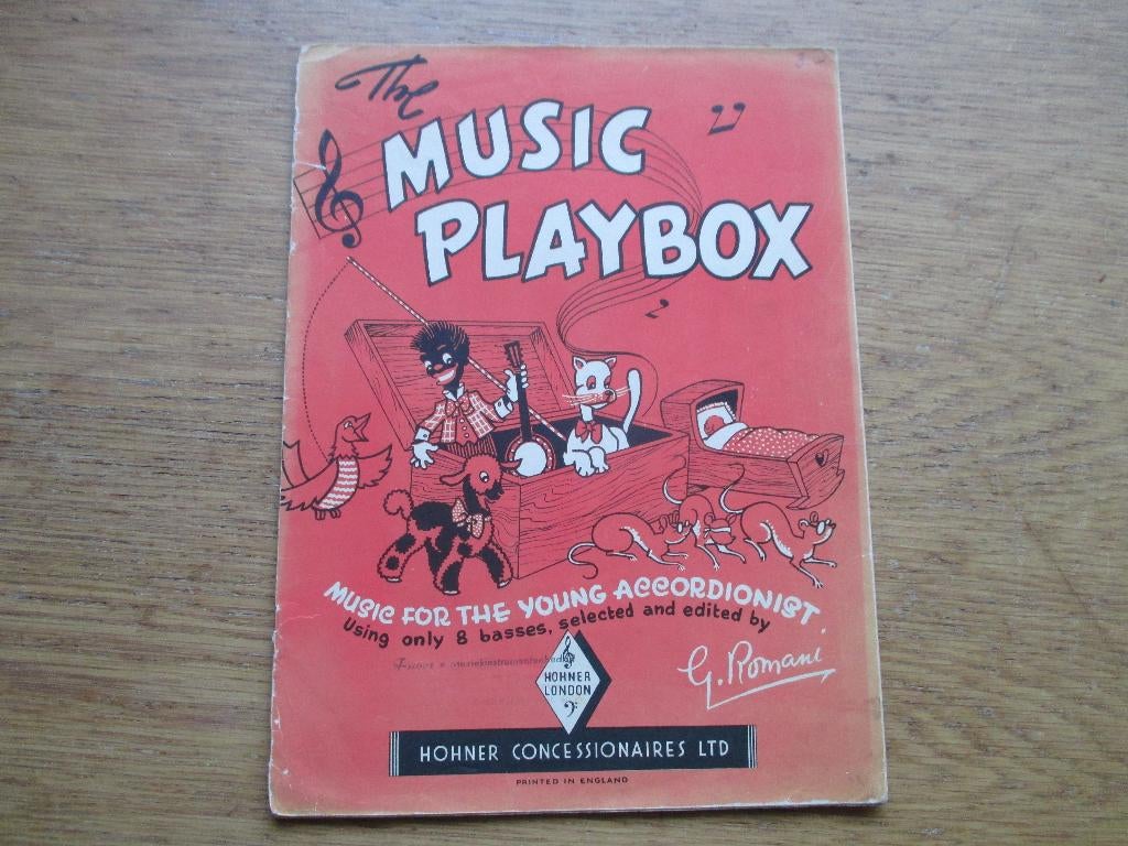 THE MUSIC PLAYBOX -VOOR DE JONGE ACCORDEONIST, Gebruikt, Les of Cursus, Ophalen of Verzenden, Populair