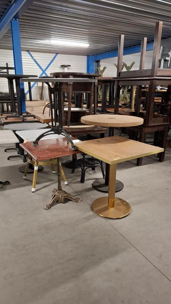 OPRUIMING *** horeca cafe mancave tafels*** DIV. MATEN SALE!, Gebruikt, 200 cm of meer, Ophalen of Verzenden, Vijf personen of meer