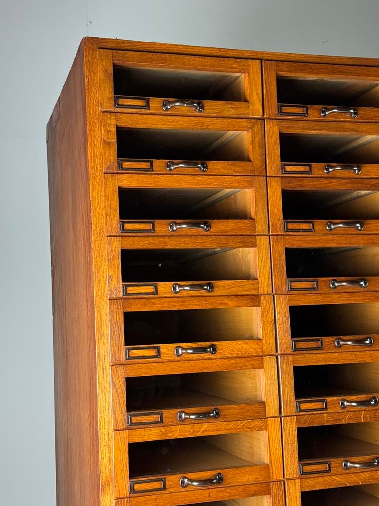Fourniturenkast Apothekerskast vintage, Ophalen of Verzenden, Zo goed als nieuw, Minder dan 150 cm, Minder dan 100 cm