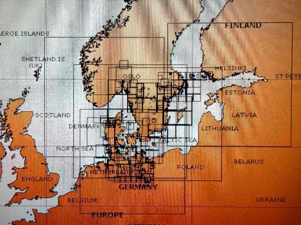 Navionics CF kaart 25XG Denemarken, Zweden en Duitsland, Ophalen, Gebruikt, Overige typen