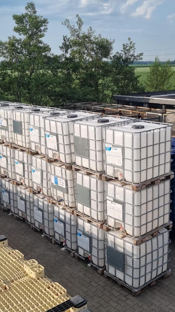 Gebruikte en nieuwe IBC's, Watervat, IBC container 1000 ltr, Ophalen, Gebruikt, 100 cm of meer, 60 cm of meer