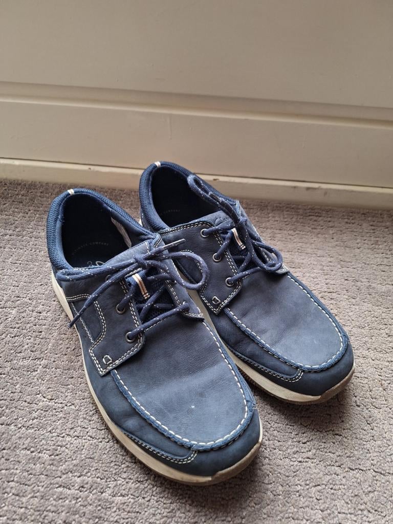 Herenschoenen maat 45 Clarks Collection navy/donkerblauw, Kleding | Heren, Schoenen, Blauw, Clarks, Ophalen of Verzenden, Gedragen