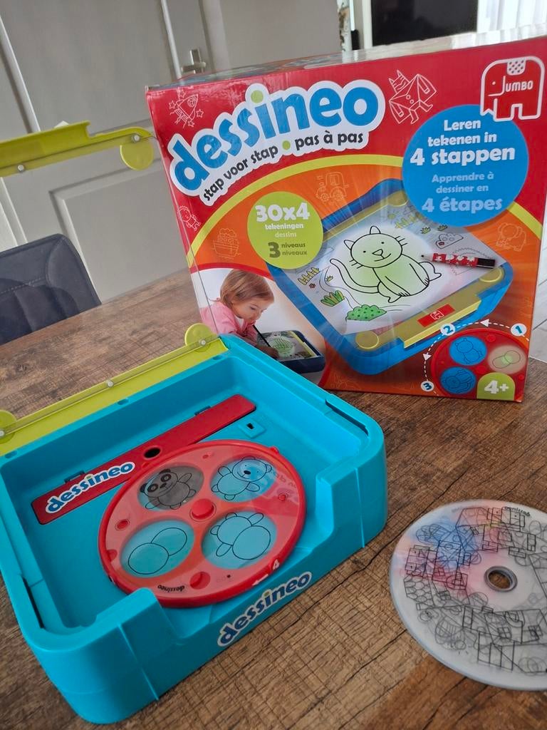 Dessineo tekentafel met veel afbeeldingen, Ophalen of Verzenden