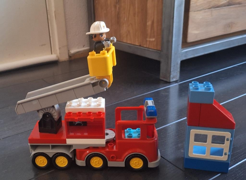 Duplo Brandweertruck 10592, Ophalen of Verzenden, Zo goed als nieuw, Duplo