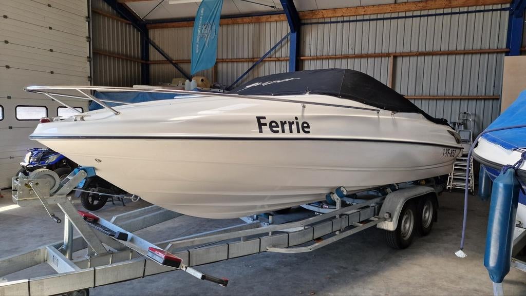 Viper 203 incl. trailer, ligplaats en winterstalling, Watersport en Boten, Speedboten, Zo goed als nieuw, Benzine, 200 pk of meer