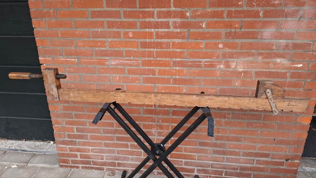 Houten lijmklem - Vintage, Ophalen, Gebruikt, Overige typen, 1000 mm of meer