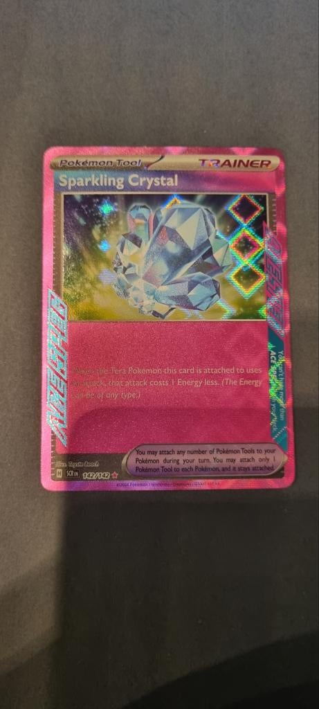 Sparkling Crystal 142/142 - Stellar Crown, Ophalen of Verzenden, Zo goed als nieuw, Losse kaart, Foil